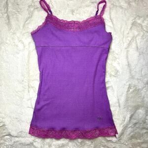 Justice Purple Lace Cami Top
